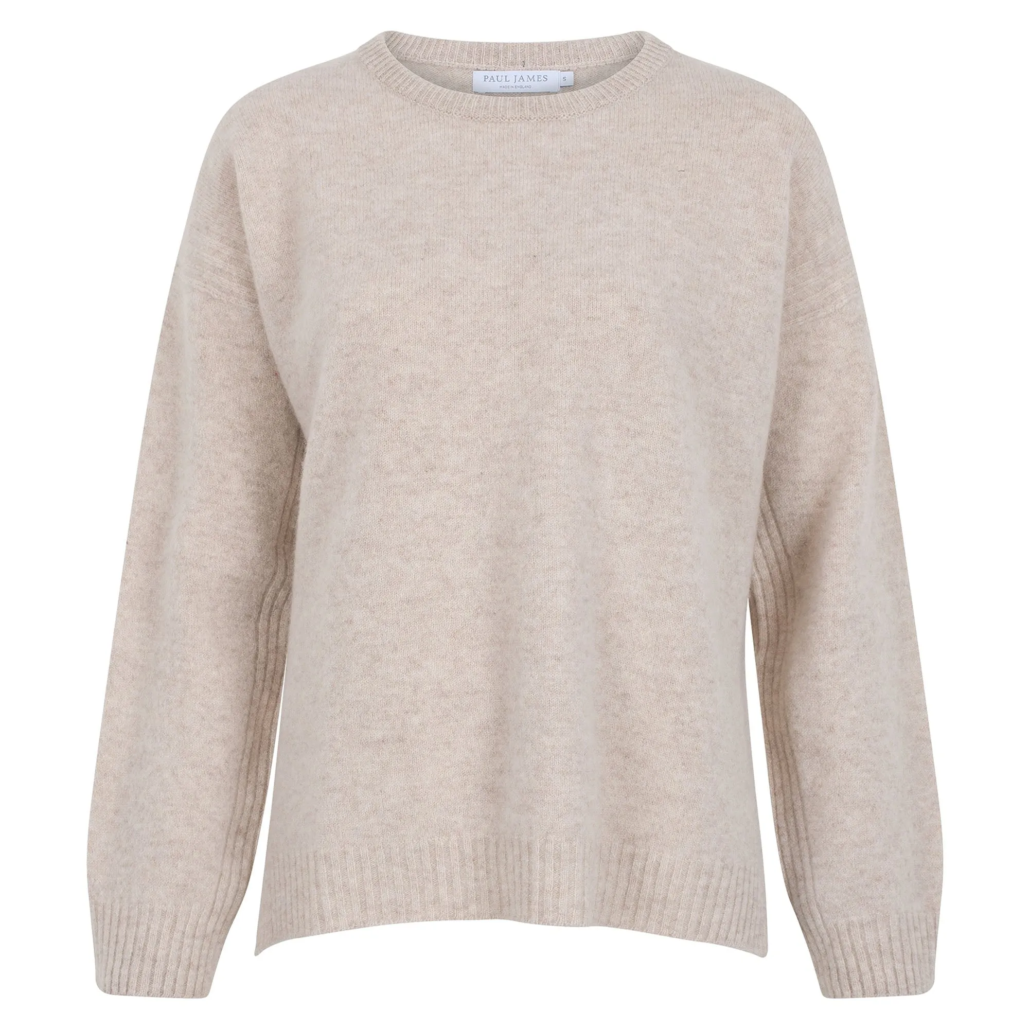 Womens Lambswool Drop Shoulder Jumper