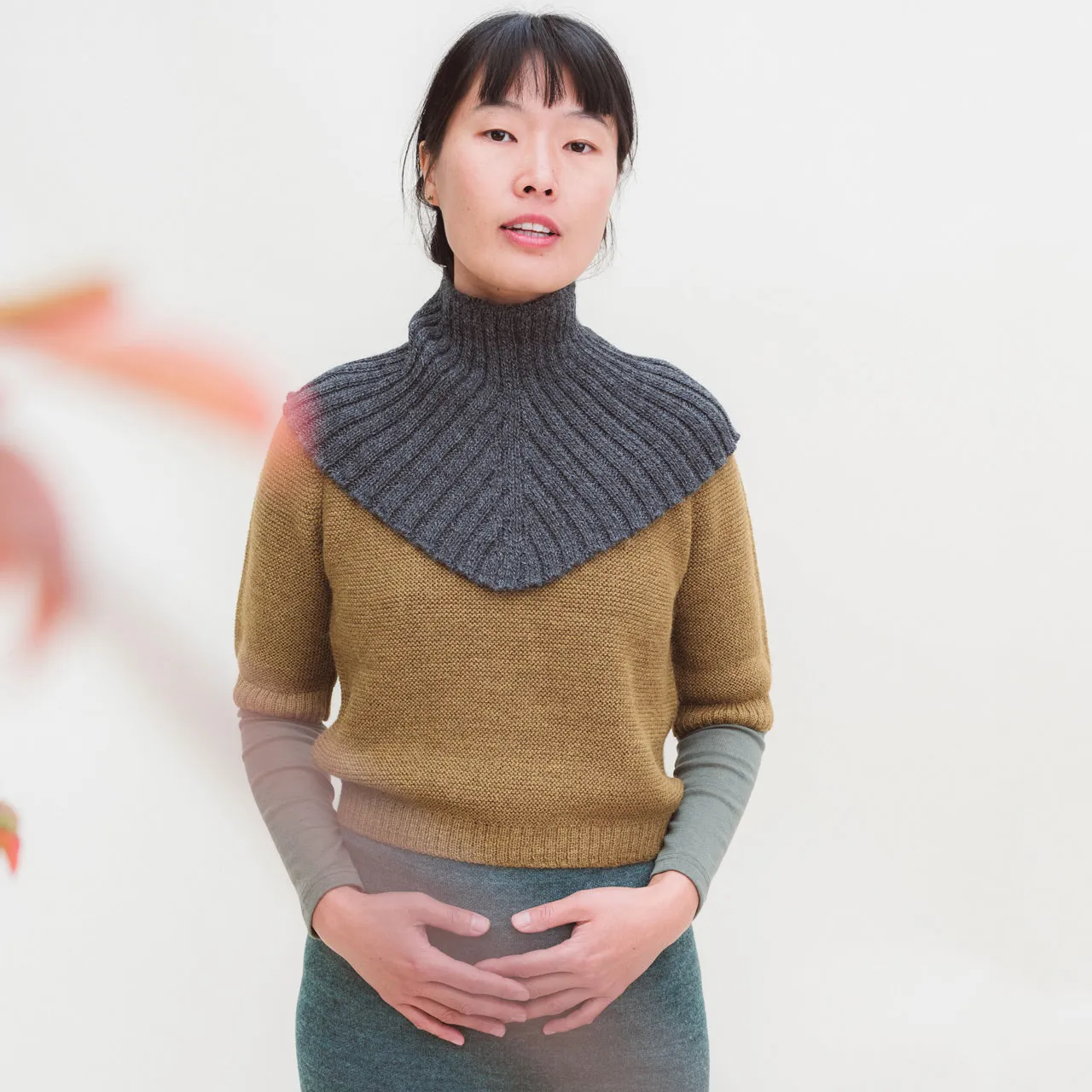 Women's Lise Half Sleeve Sweater - 100% Baby Alpaca - Pistachio (S-L)