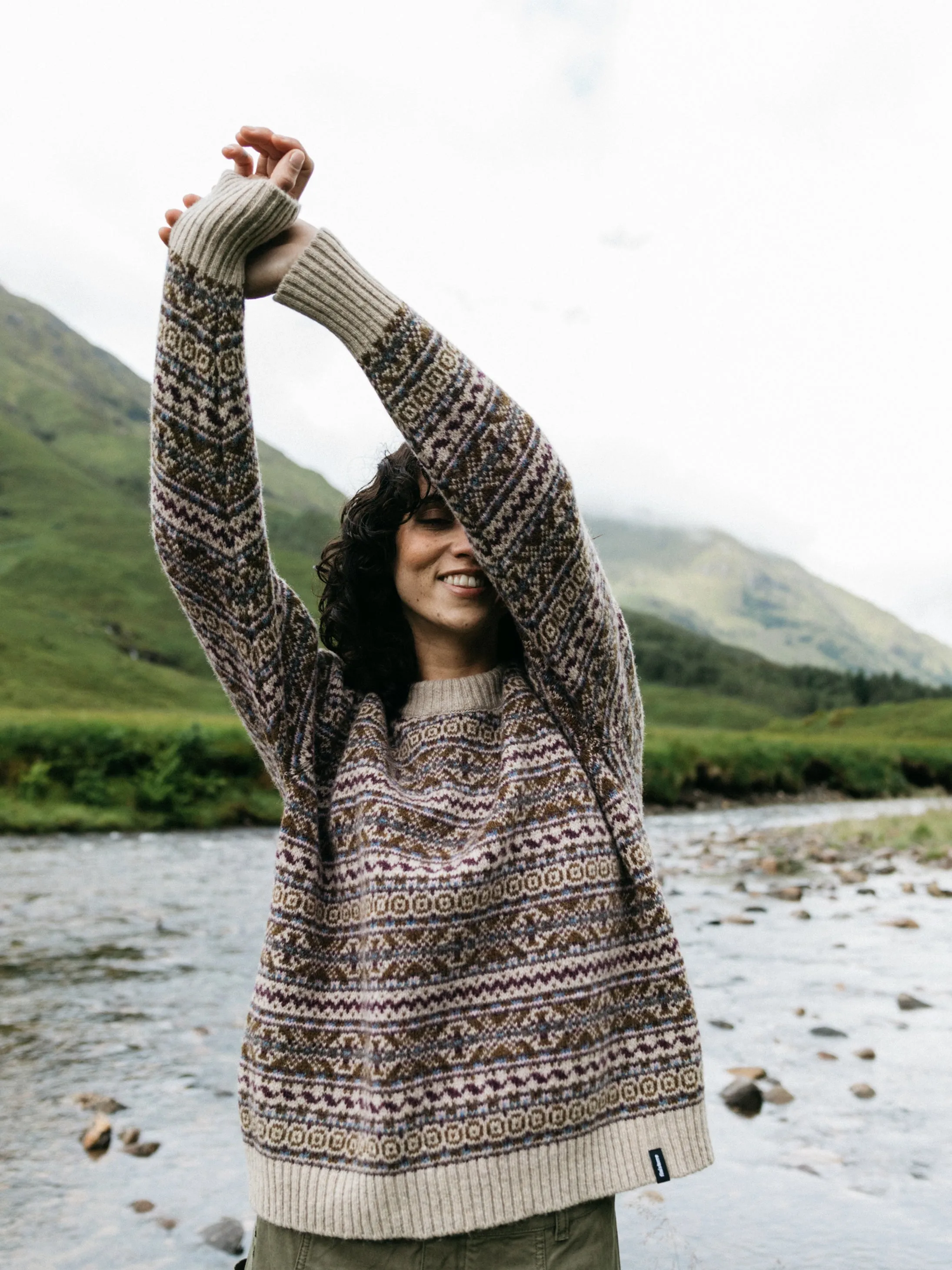 Women's Shetland Fair Isle Jumper