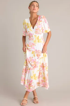 Z-Supply Kat Golden Hour Sandstone Floral Maxi Dress